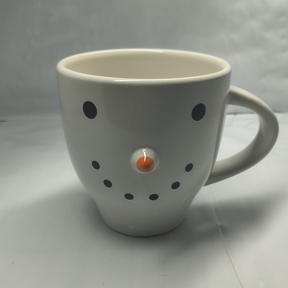 Royal Norfolk Snowman Coffee Cup Mug with Decorative Nose Great Condition